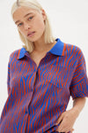 LMND Chiara Shirt Classic Stripe Dusk Forest