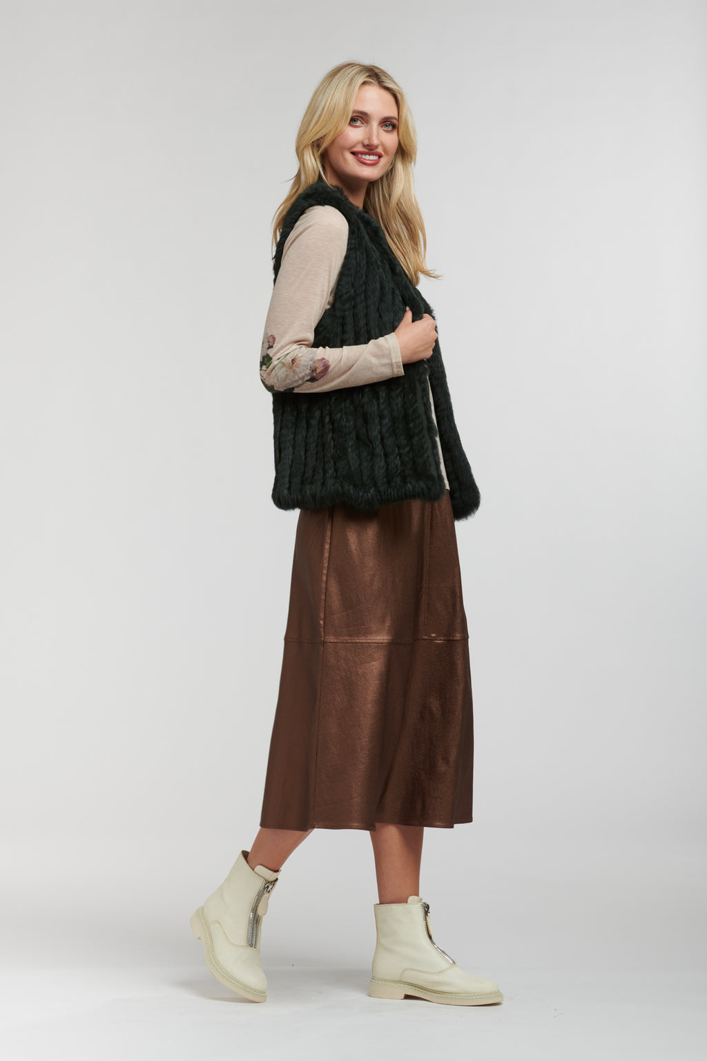 365 Days Shine Your Way Skirt Copper