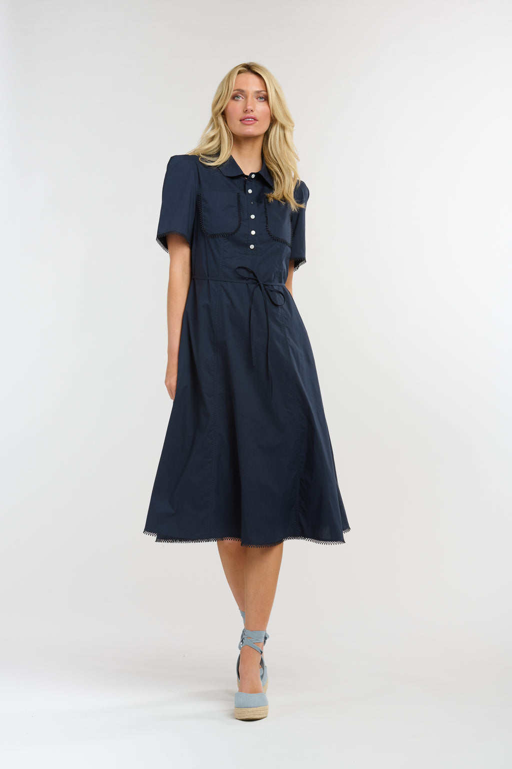 365 Days Picnic Pocket Dress Navy