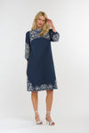 365 Days Gretel Embroidered Dress Dark Sapphire