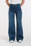 New Italian Star Jean Dark Wash Zip Pocket