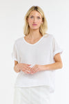 Love Italy Calypso Linen Top White