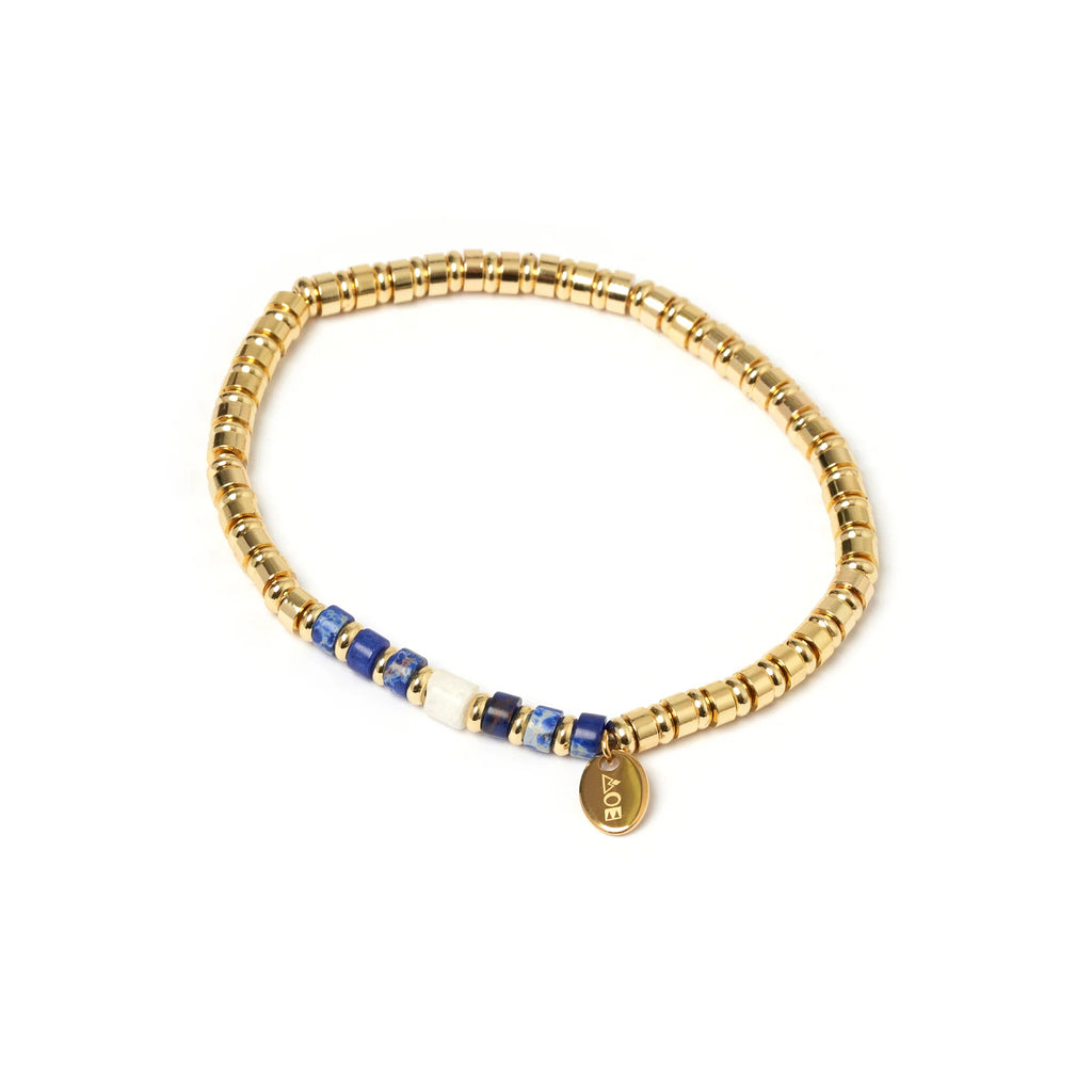 Arms of Eve Capri Gold Blue Bracelet