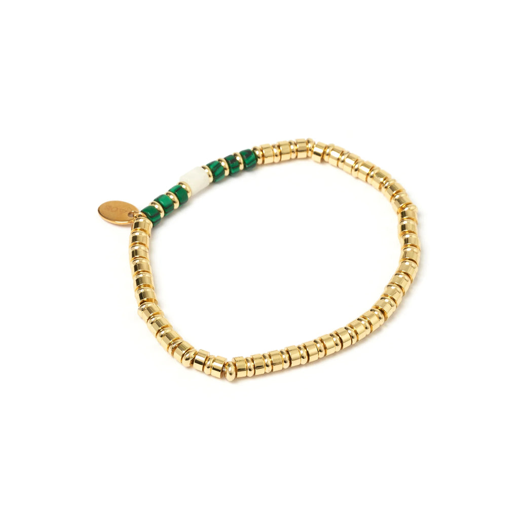 Arms of Eve Capri Gold Green Bracelet
