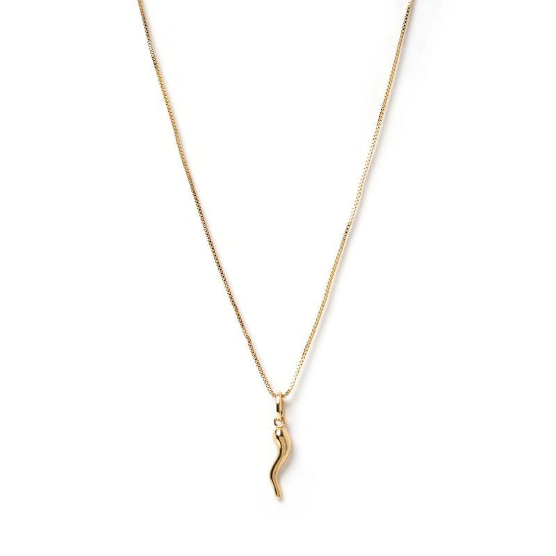 Arms of Eve Chilli Gold Charm Necklace
