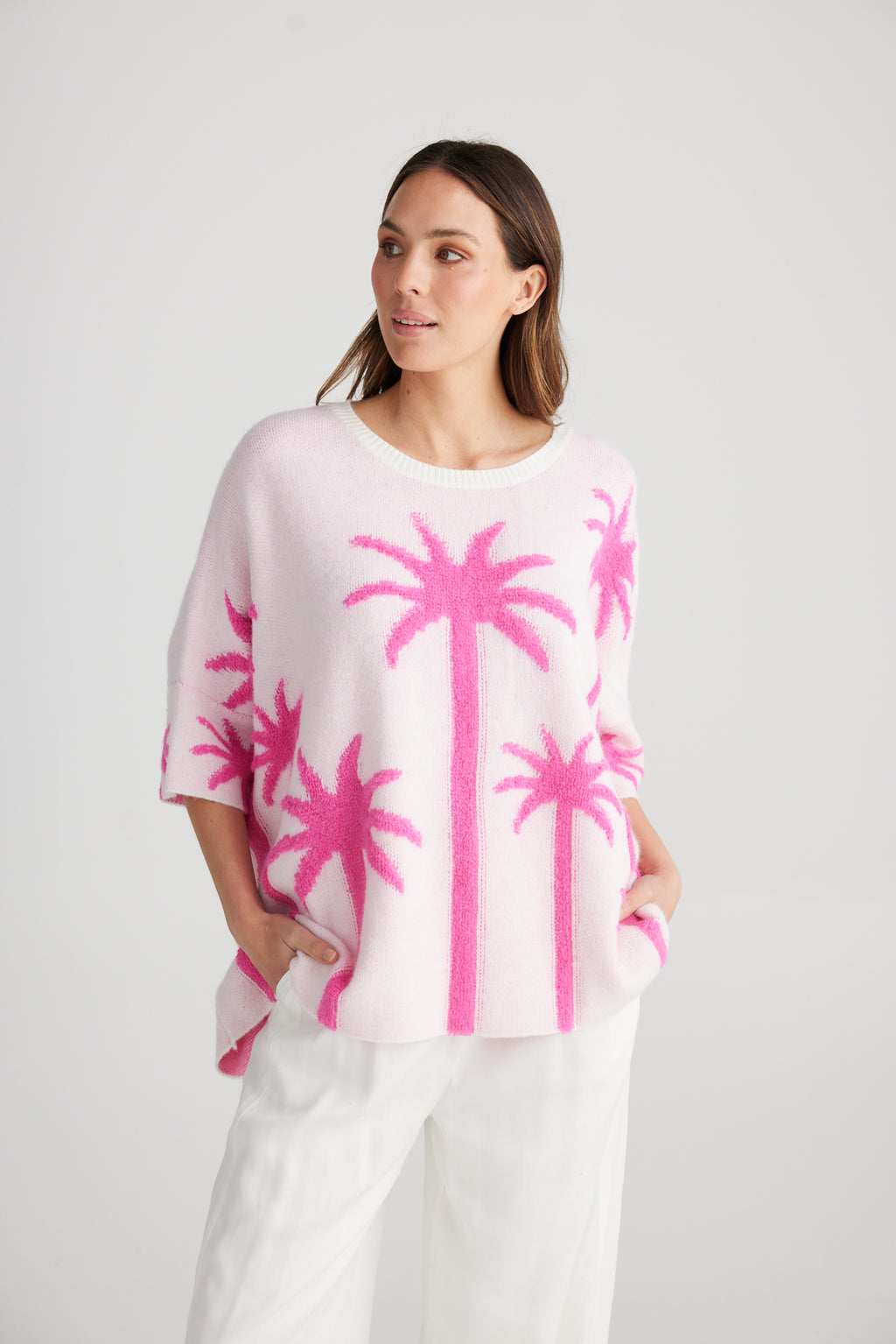 Holiday Palm Cove Knit Pink