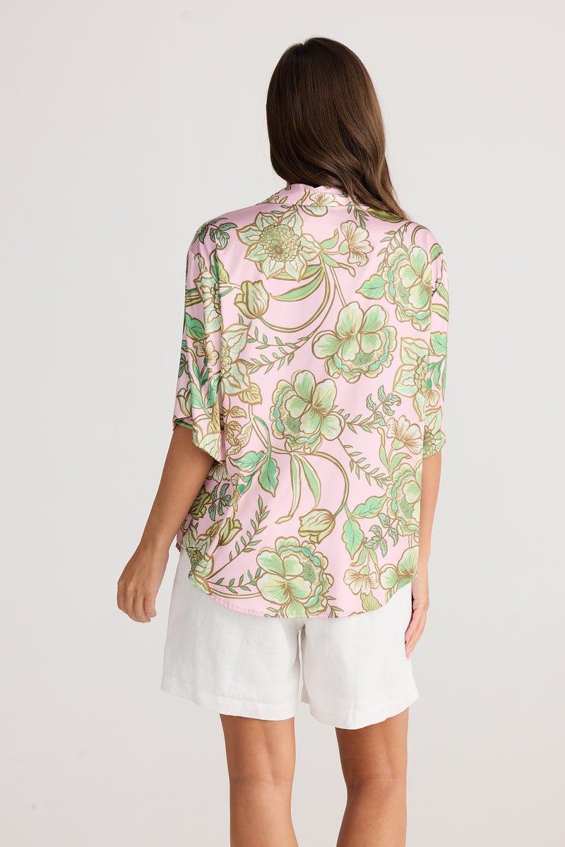 Holiday Trading Columbian Floral Shirt