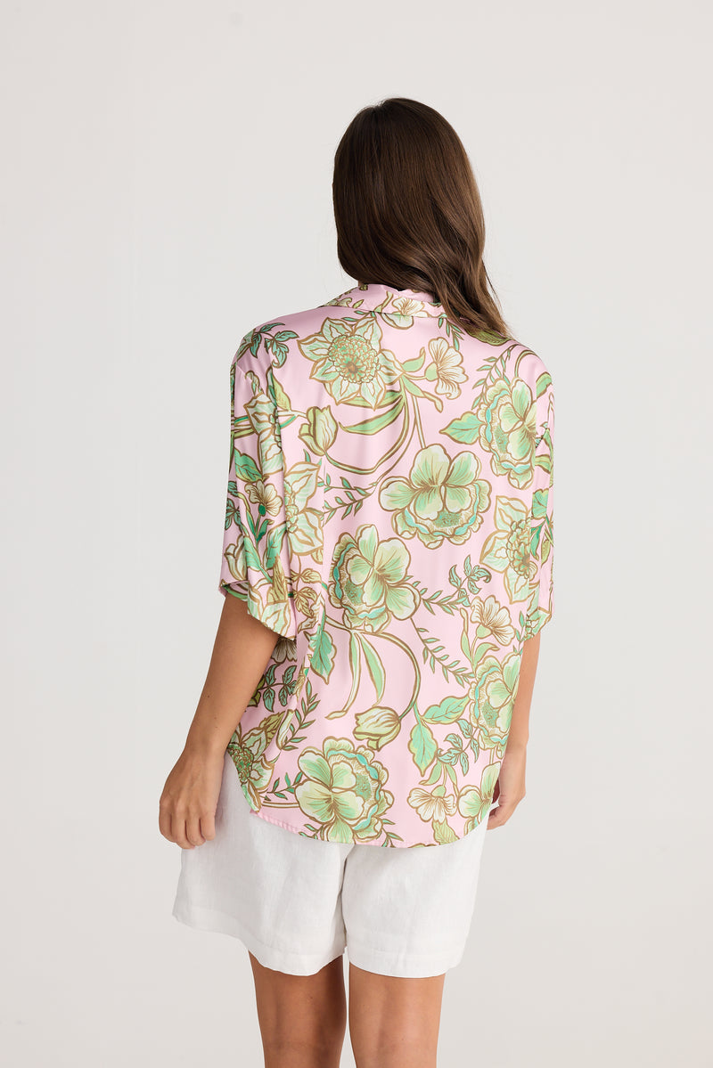 Holiday Trading Columbian Floral Shirt