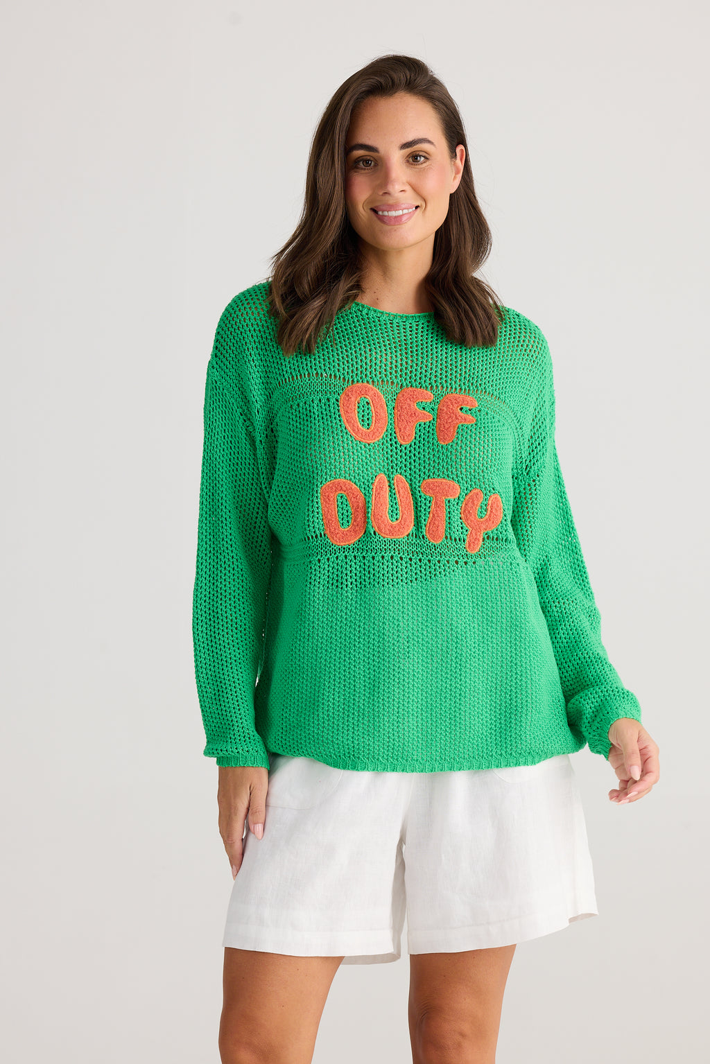 Holiday Off Duty Apple Knit