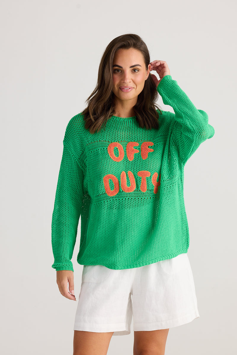 Holiday Off Duty Apple Knit