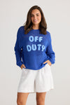 Holiday Off Duty Blue Knit