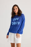 Holiday Off Duty Blue Knit