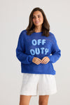 Holiday Off Duty Blue Knit