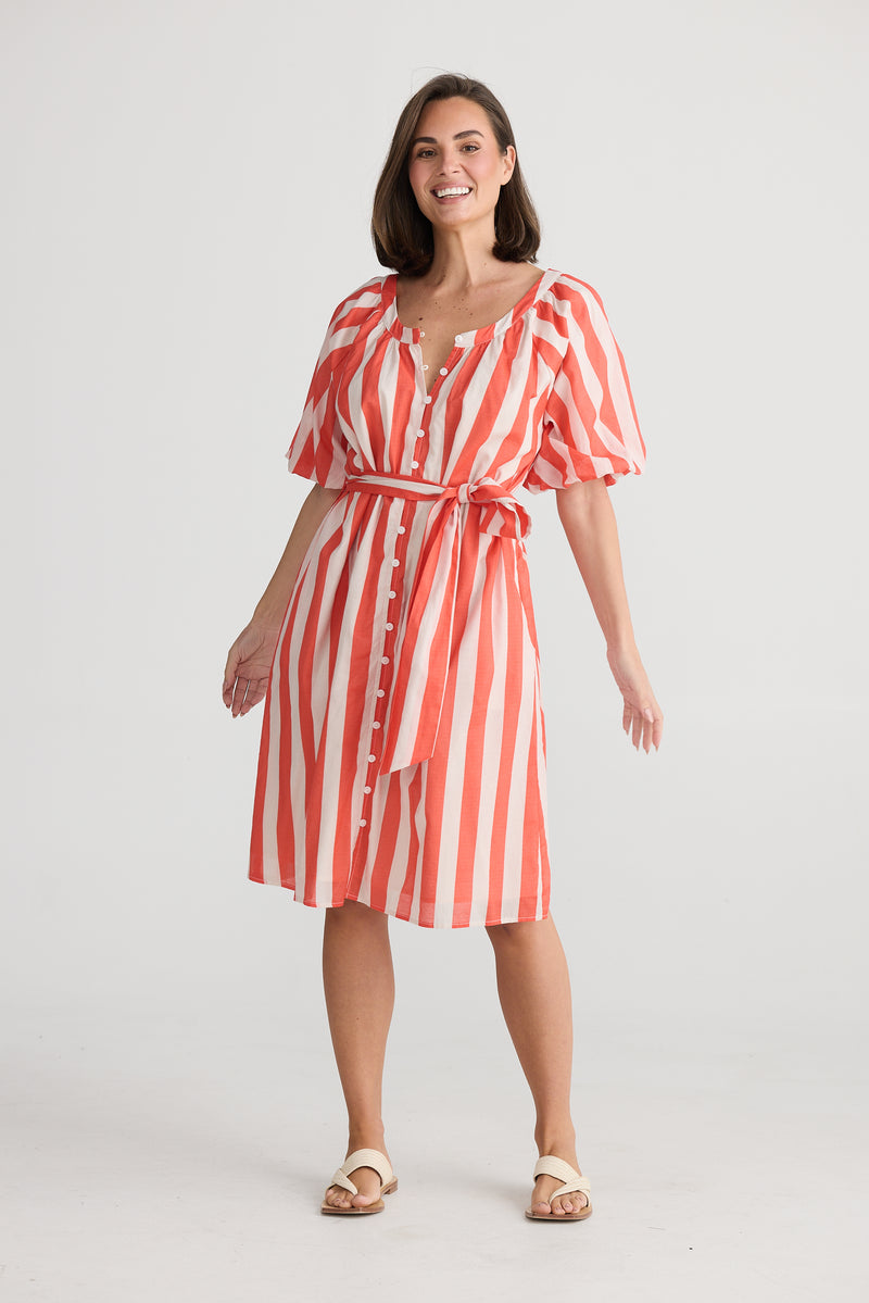 Holiday Noel Dress Stripe