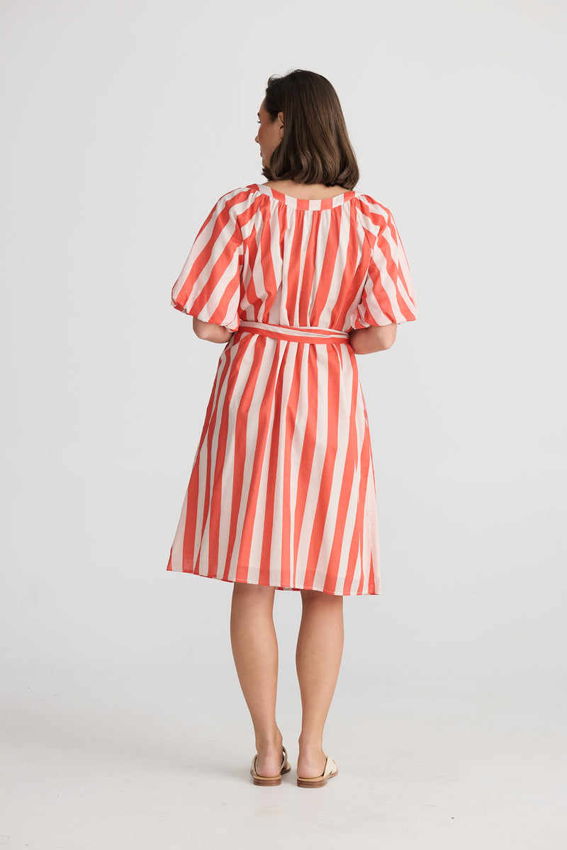 Holiday Noel Dress Stripe