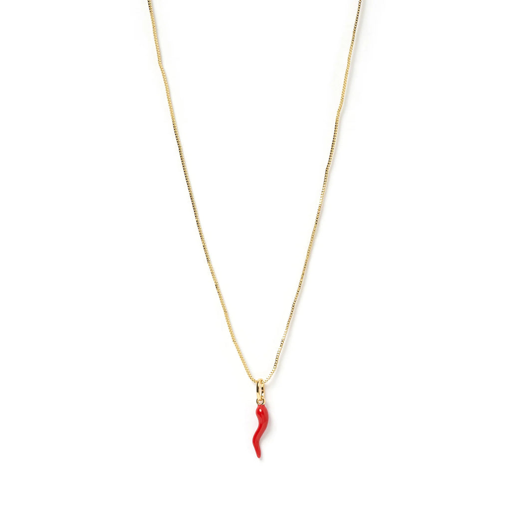 Arms of Eve Hot Chilli Gold Charm Necklace