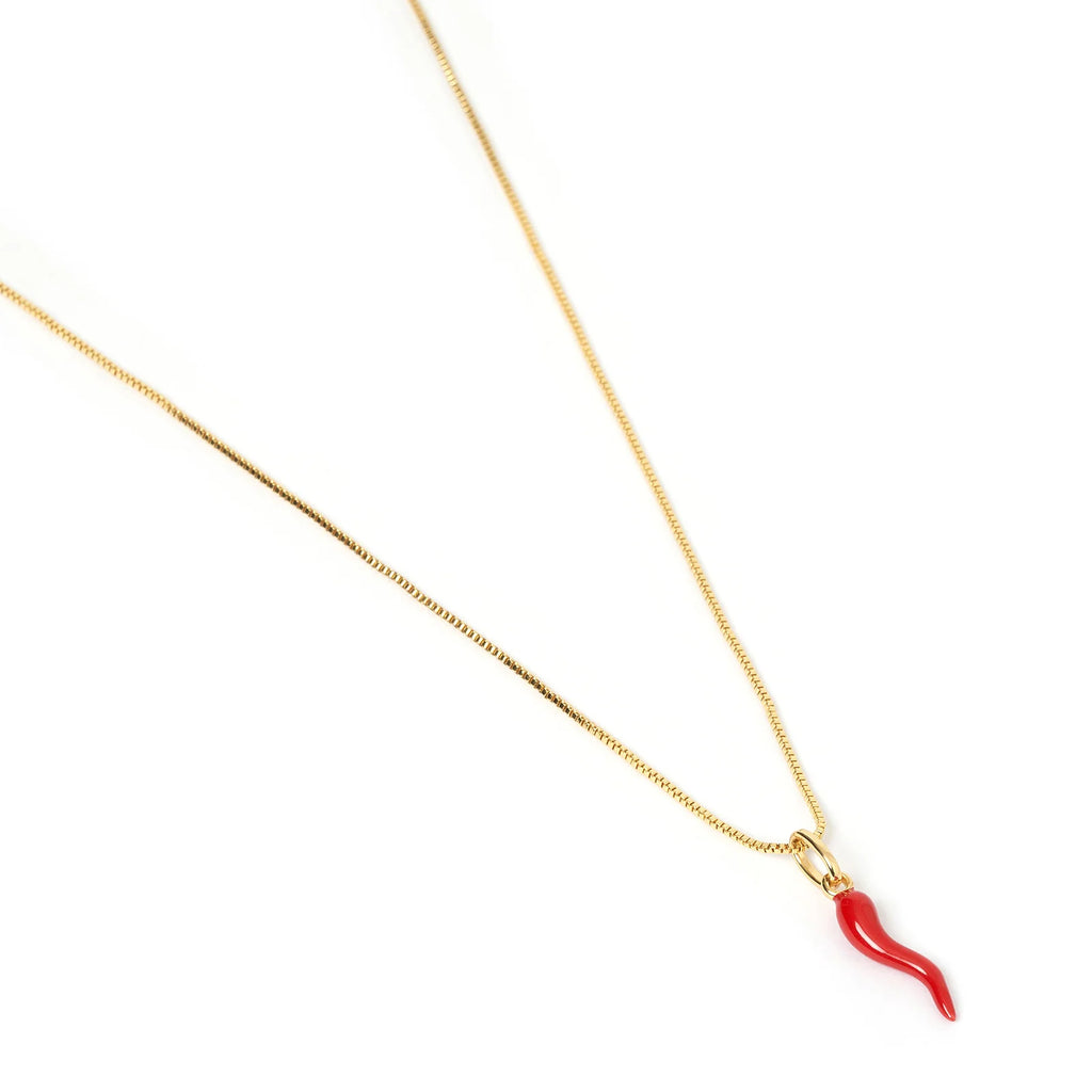 Arms of Eve Hot Chilli Gold Charm Necklace