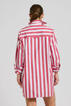 Shirty Andrea Shirt Wide Stripe Red