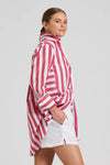 Shirty Andrea Shirt Wide Stripe Red