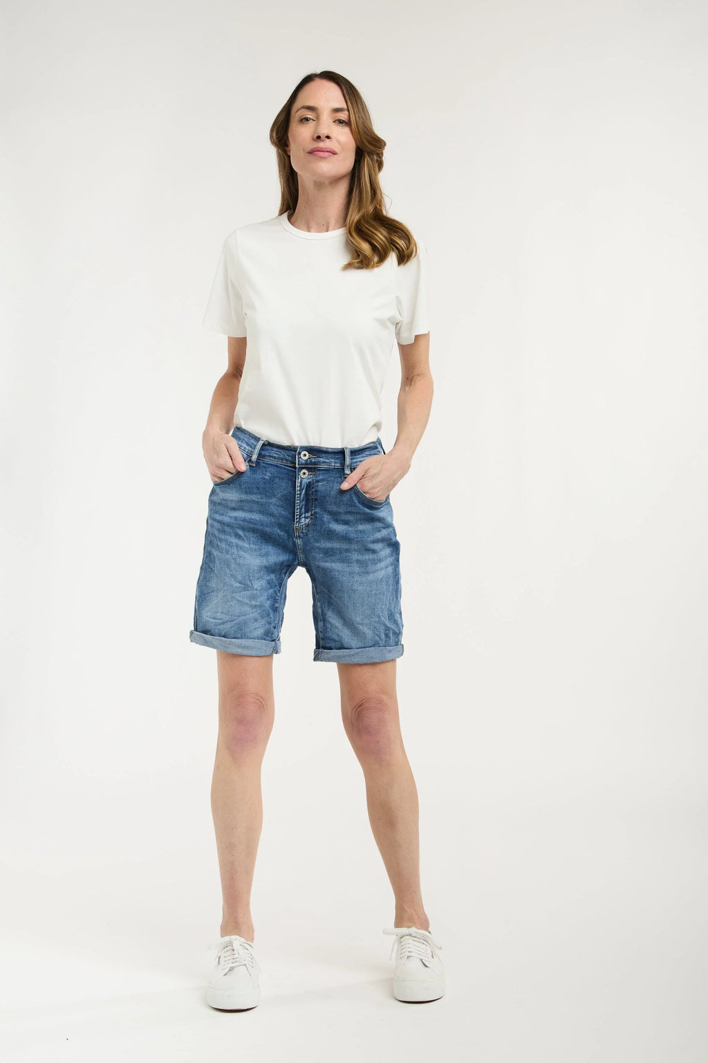 Italian Star Emma Denim Shorts